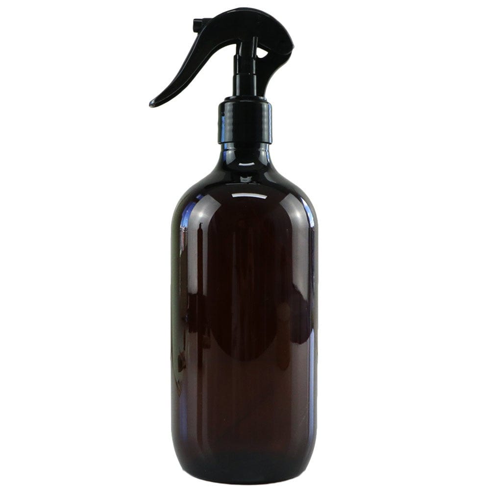 Amber PET Plastic Trigger Spray Bottle - 500ml