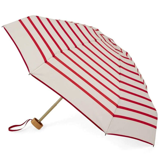 ANATOLE Striped Micro Umbrella Red Stripes DIANA