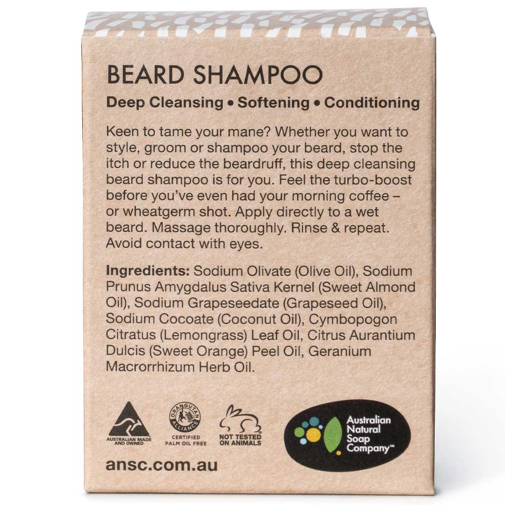 Australian Natural Soap Company Beard Shampoo