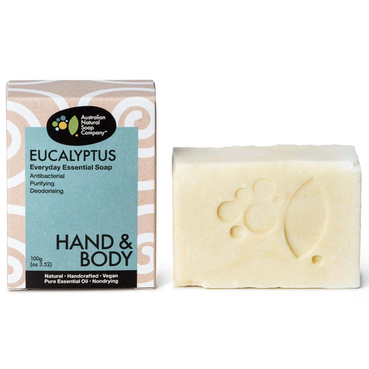 Australian Natural Soap Company Hand & Body Soap Bar - Eucalyptus