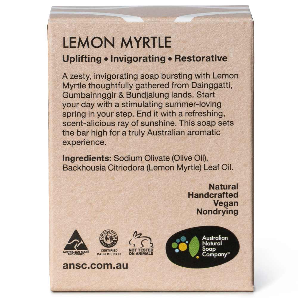 Australian Natural Soap Company Hand & Body Soap Bar - Lemon Myrtle