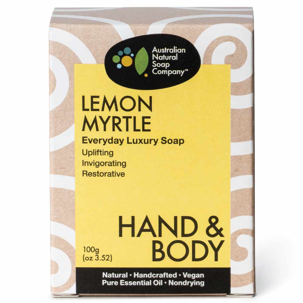 Australian Natural Soap Company Hand & Body Soap Bar - Lemon Myrtle