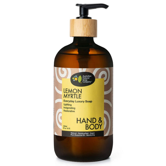 Australian Natural Soap Company Liquid Hand & Body Wash 500ml - Lemon Myrtle