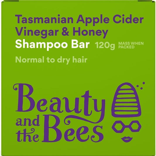Beauty & the Bees Apple Cider Vinegar & Honey Shampoo Bar