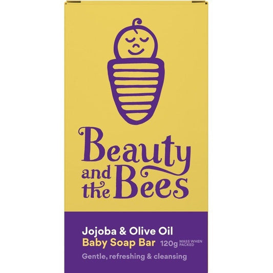 Beauty & the Bees Baby Soap Bar 120g - Jojoba & Olive Oil