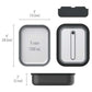Bentgo Microwavable Stainless Steel Leak-proof Lunch Box 1200ml Black