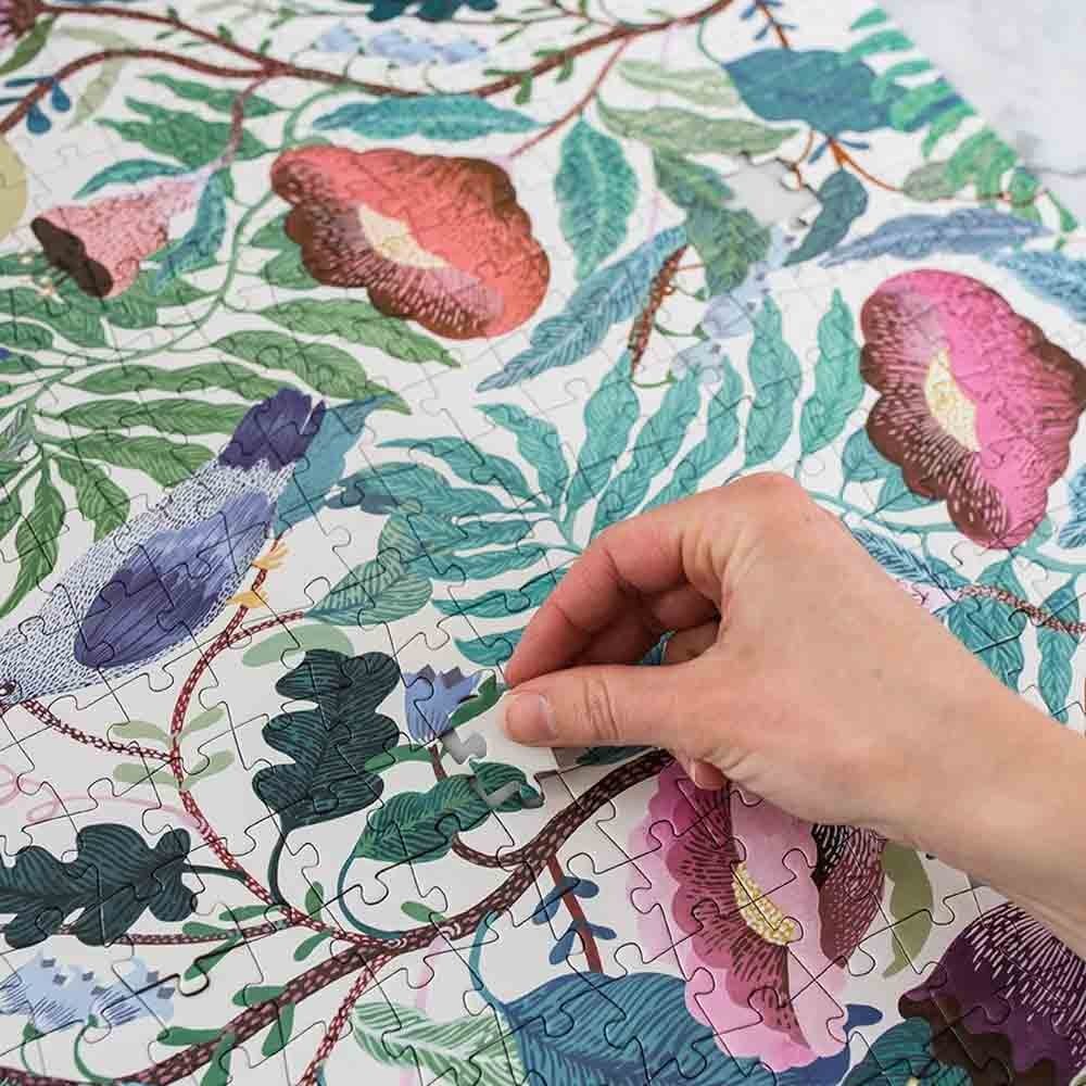 Bespoke Letterpress Limited Edition 500 Piece Puzzle - Bird Twig