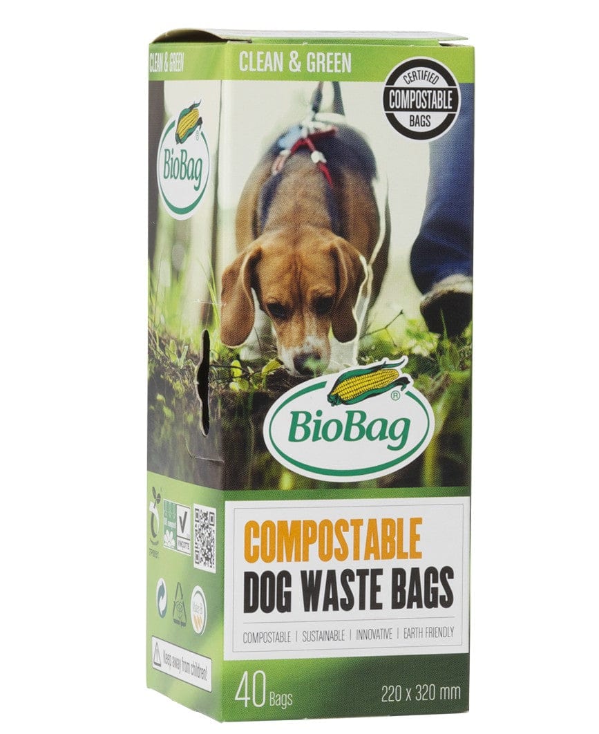 BioBag biodegradable dog waste bags - 40 bags in box