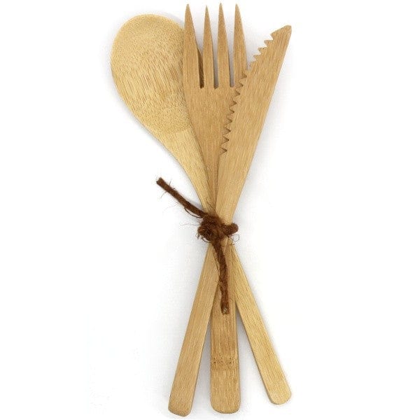 Biome Bamboo Reusable Cutlery Set - 3 piece