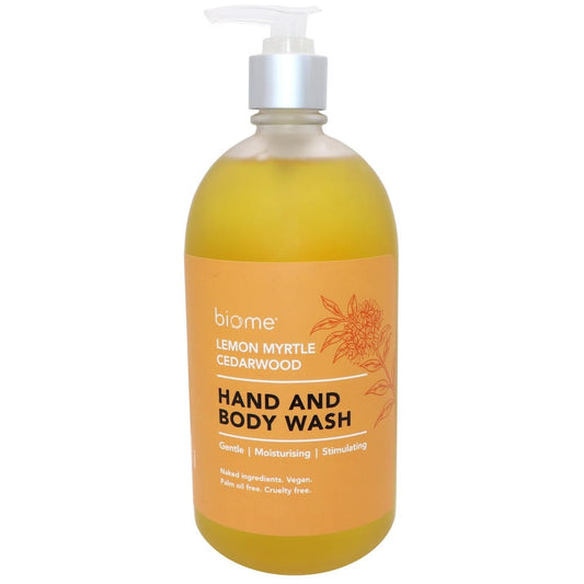 Biome Hand & Body Wash 500ml - Lemon Myrtle & Cedarwood