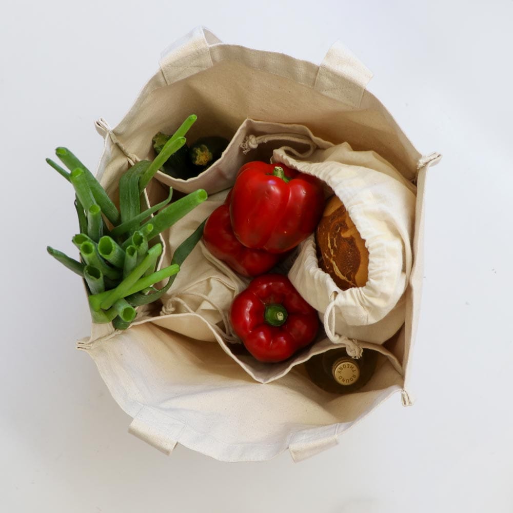 Biome Organic Cotton Farmer's Market Shopping Bundle - Natural