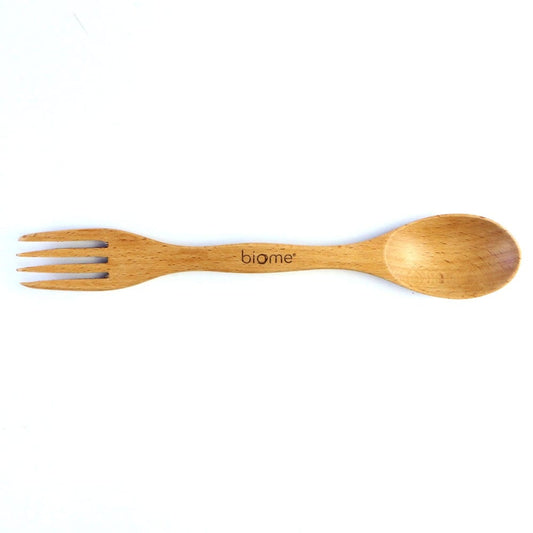 Biome Wooden Spork with Pouch