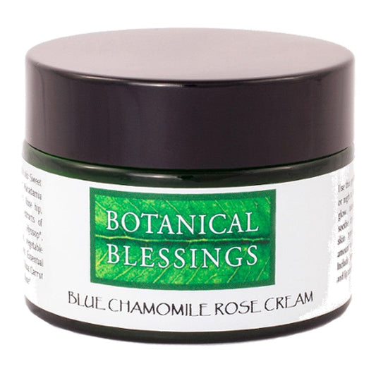 Botanical Blessings Blue Chamomile Rose Face Cream