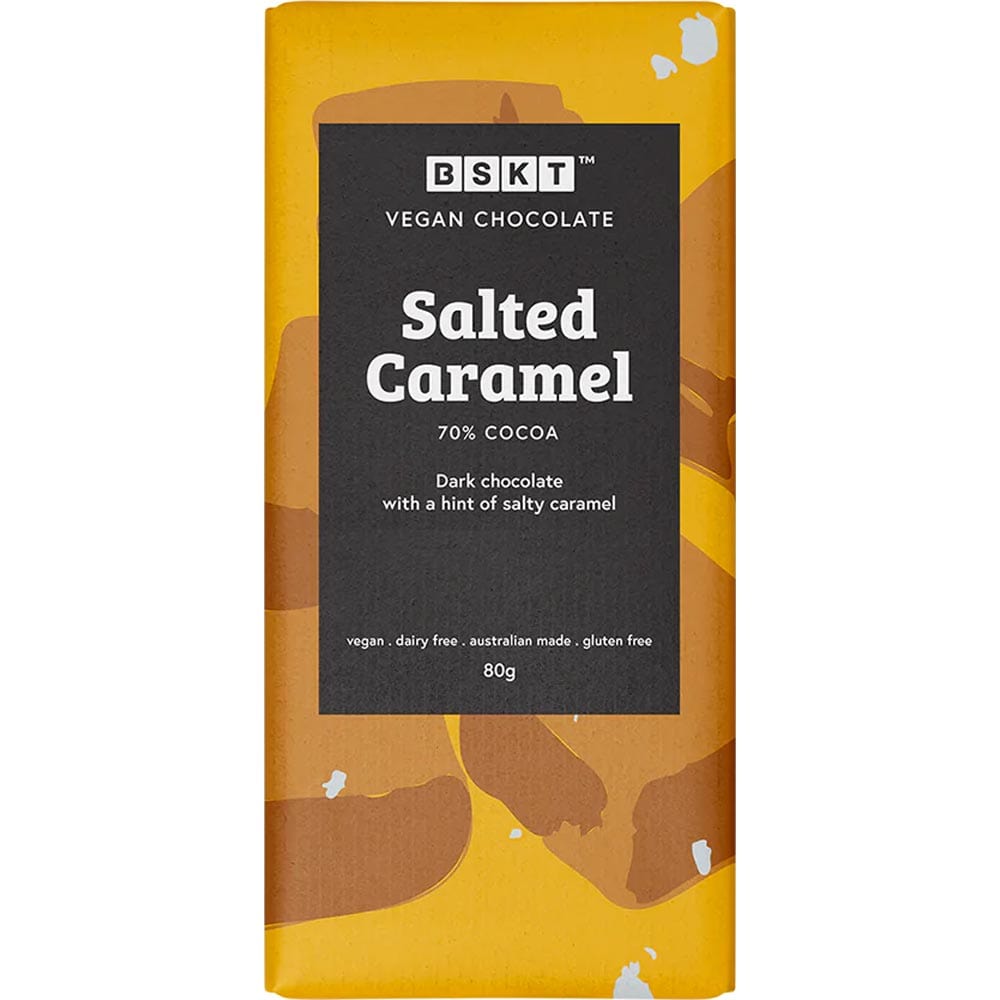 BSKT Chocolate Block 90g Salted Caramel