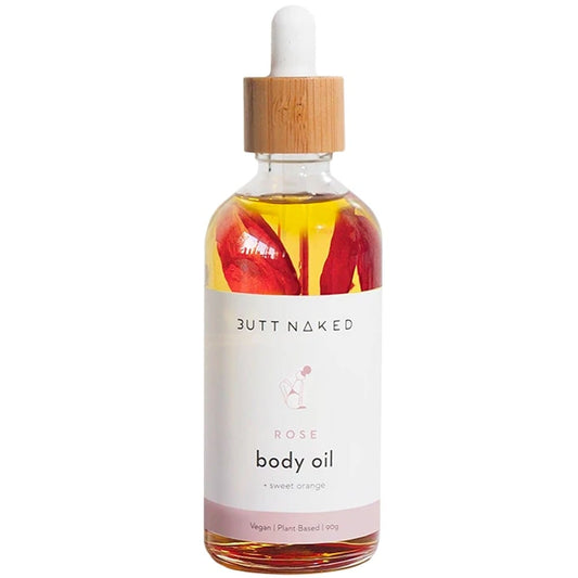 Butt Naked Rose Body Oil 90g