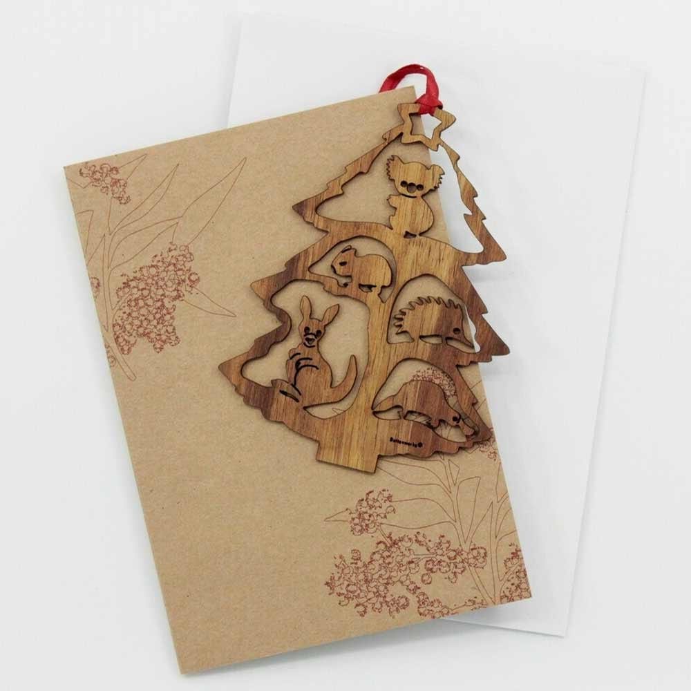 Buttonworks Christmas Card Tree Decoration