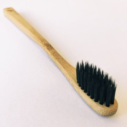 Charcoal Toothbrush Bamboo Adult Soft - Single Brush