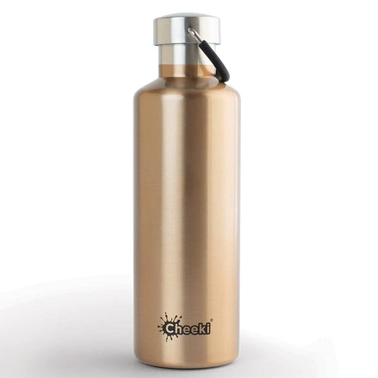 Cheeki 600ml Stainless Steel Insulated Bottle - Champagne