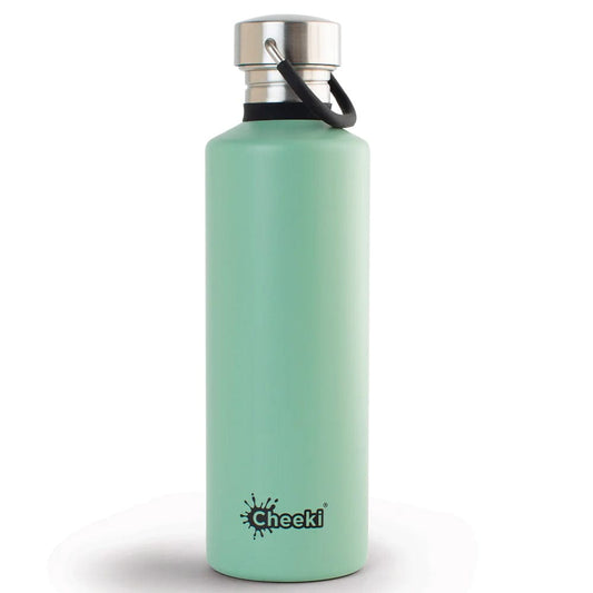 Cheeki 750ml Stainless Steel Water Bottle - Pistachio