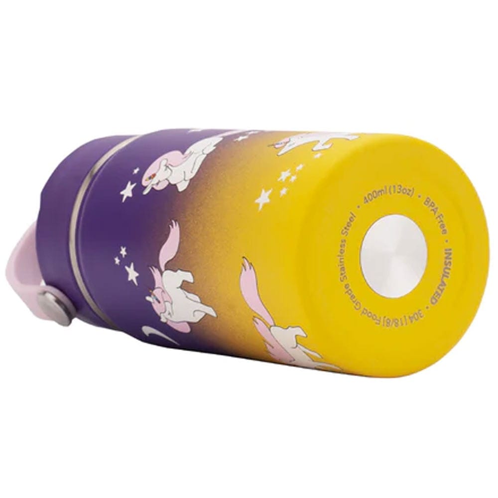Cheeki Insulated Little Adventurer Kids Bottle 400ml - Unicorn