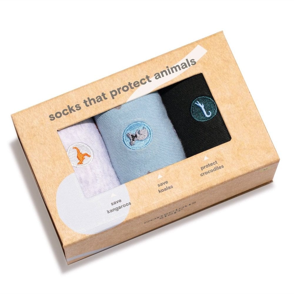 Conscious Step Collection 3pk - Socks That Protect Animals