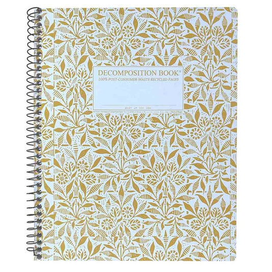 Decomposition Extra Large Spiral Notebook (Lined) - Fields of Plenty