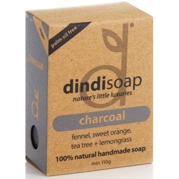 Dindi Naturals Boxed Soap Bar 110g - Charcoal