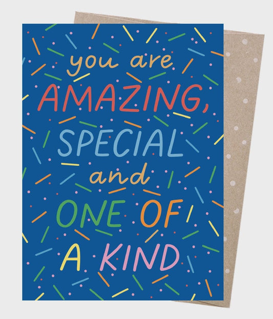 Earth Greetings Card - Amazing and Special