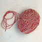 Earth Greetings Fair Trade Handspun Hemp Twine 50m - Variegated Red and Natural