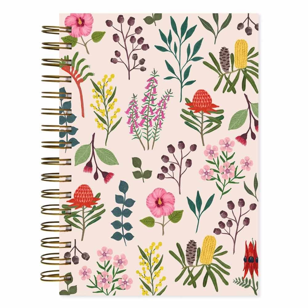 Earth Greetings Journal Lined - Australian Wildflowers