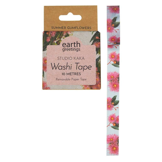 Earth Greetings Washi Tape - Summer Gumflowers