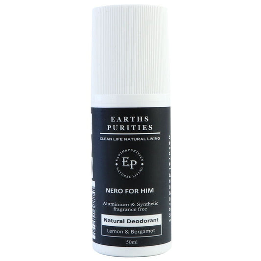Earths Purities Roll-On Deodorant - Nero For Him