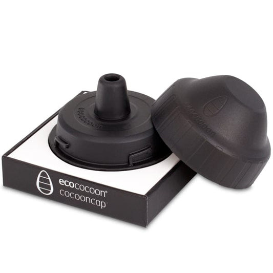 Ecococoon Cap mouthpiece & lid set - black