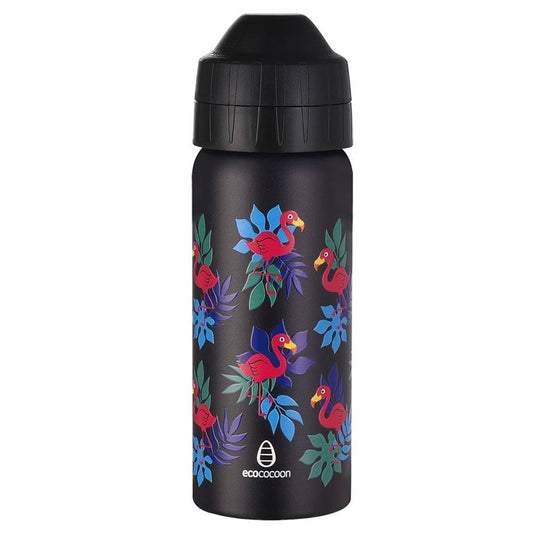 EcoCocoon Stainless Steel Water Bottle 500ml - Flamingo