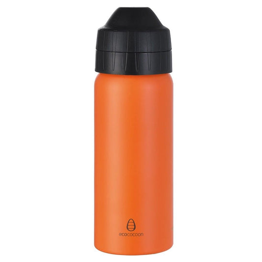 EcoCocoon Stainless Steel Water Bottle 500ml - Orange Citrine