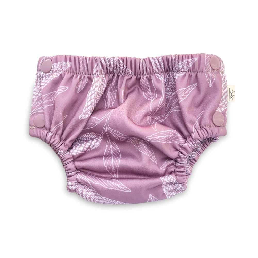 EcoNaps Swim Nappy - Mauve Natives