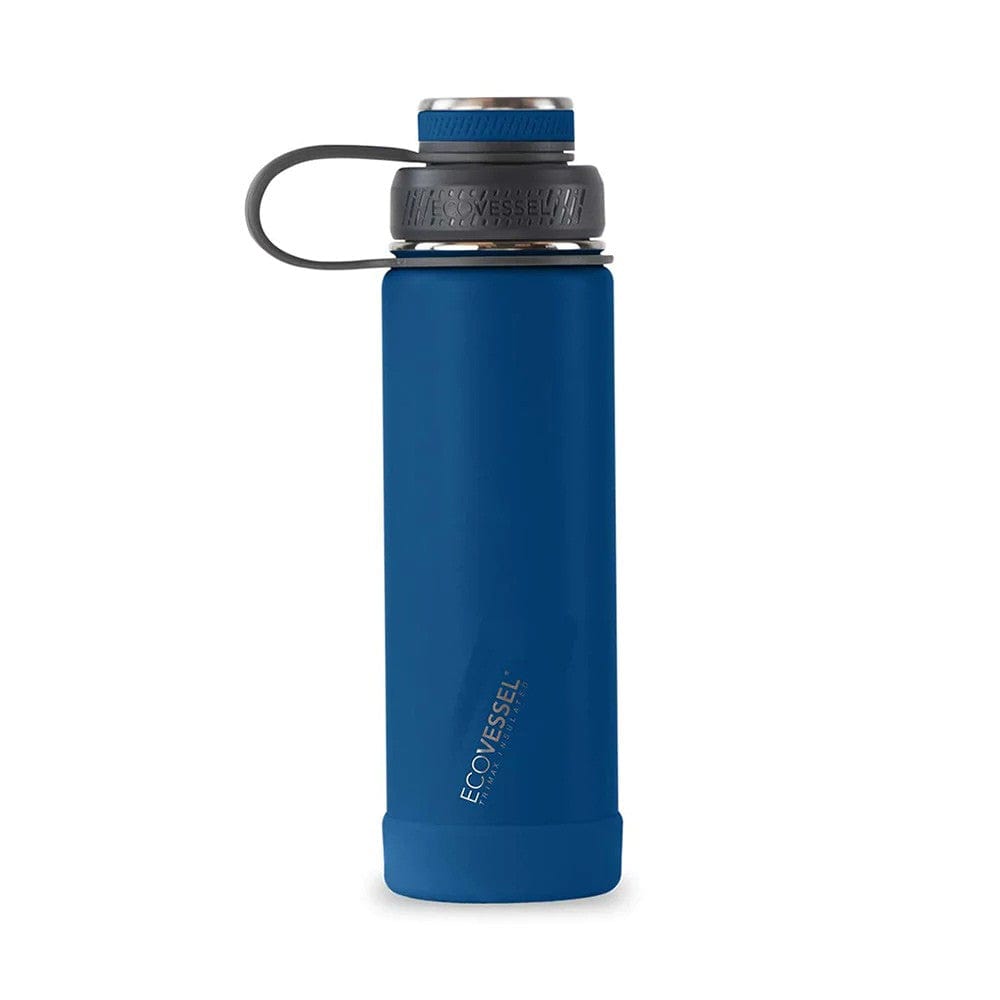 EcoVessel Boulder Triple Insulated Bottle 591ml - Nightfall Navy