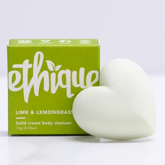 ETHIQUE Mini 15g Solid Cream Body Cleanser - Lime & Lemongrass