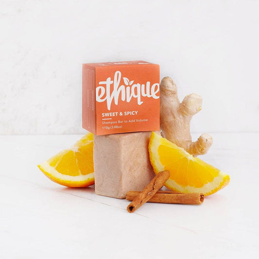 ETHIQUE Solid Shampoo Bar to Add Oomph 110g - Sweet & Spicy