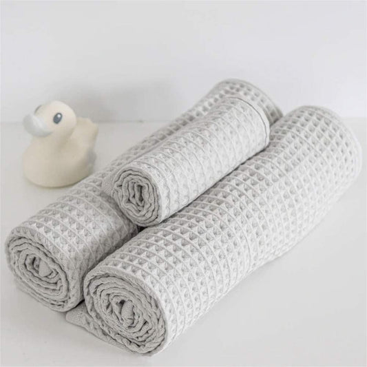 Eveeco Organic Waffle Towel - Dove