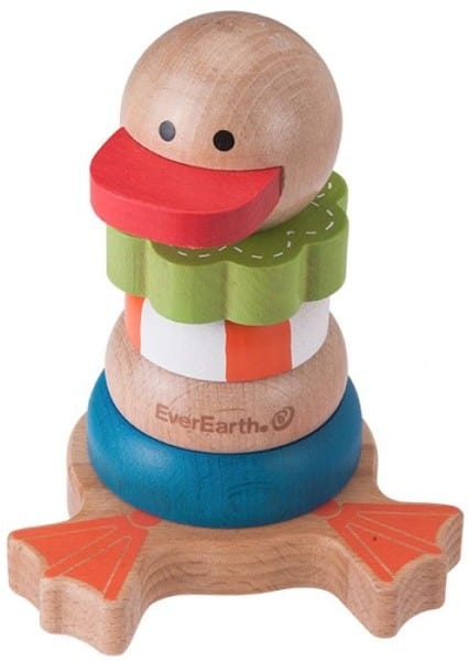 EverEarth Wooden Stacking Duck