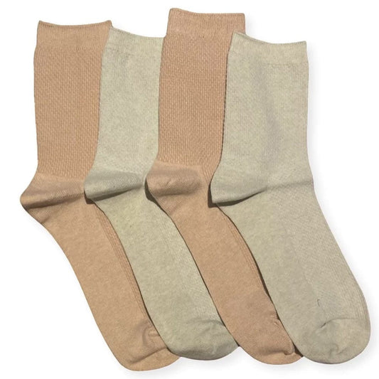Fibre For Good Organic Cotton Ankle Socks - 2 Pack Plain