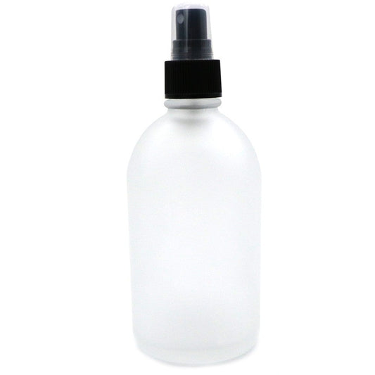 Frosted Glass Pharmacy Bottle with Atomiser 250ml