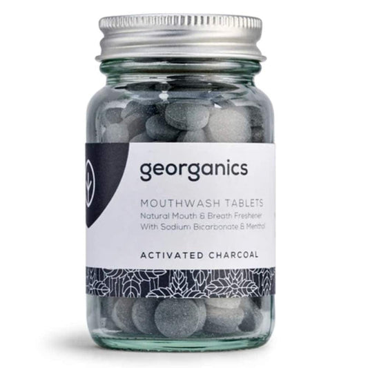 Georganics Mouthwash Tablets (180 tabs) - Activated Charcoal