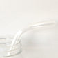 Glass Straw Australian Made 12mm Bent Smoothie - Clear