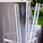 Glass Straw Australian Made 12mm Straight Smoothie - Clear
