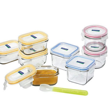 Glasslock baby feeding container set 9 piece