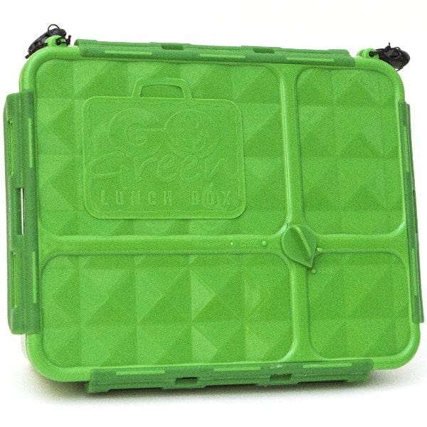 Go Green Lunch Box Medium 4 Compartment - Green