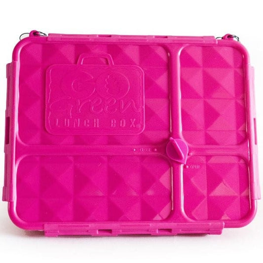 Go Green Lunch Box Medium 4 Compartment - Pink