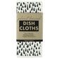 Green Essentials Plant Based Dish Cloths 3pk - Black